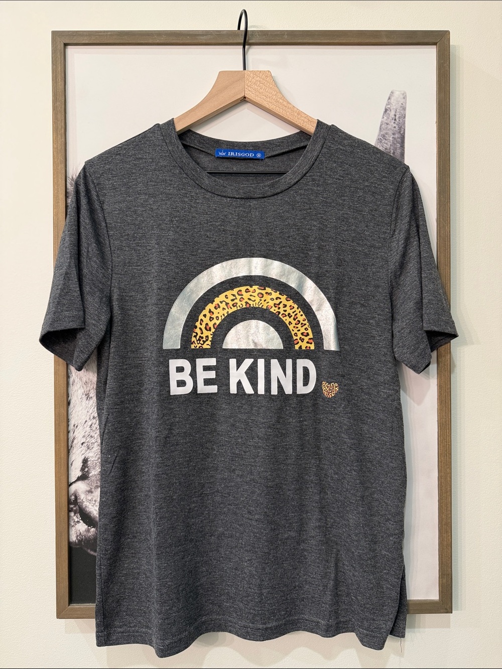 💛🐆🤍 Be Kind Women’s Tee Shirt 🩶